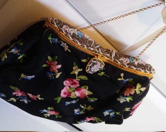 Vintage embroidered purse