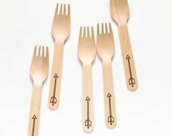 Arrows - Forks Spoons Or Knives - Perfect Alternative To Plastic Utensils For Parties