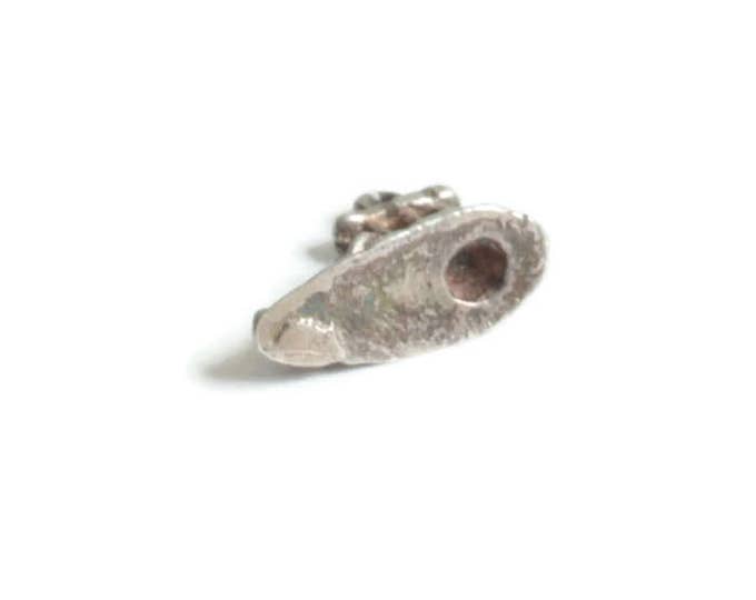 Vintage Sterling Charm Peasant in Sombrero Sleeping Next to Well