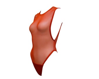 Fishnet bodysuit | Etsy