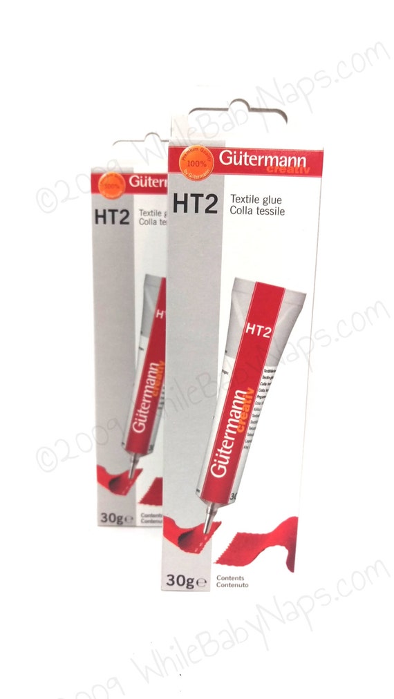 2 ORIGINAL Gutermann Creativ HT2 Textile Glue 30g adhesive