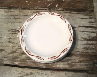 Five Homer Laughlin Restaurant Ware Salad Plates