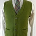 Vintage Sweater Vest Towncraft Pennys Atomic P Label 1960s