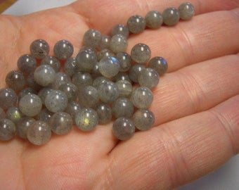 Natural Labradorite beads, 6mm round, blue, gold, green, orange flash, natural gemstone beads, blue flash Labradorite, 6mm Labradorite beads