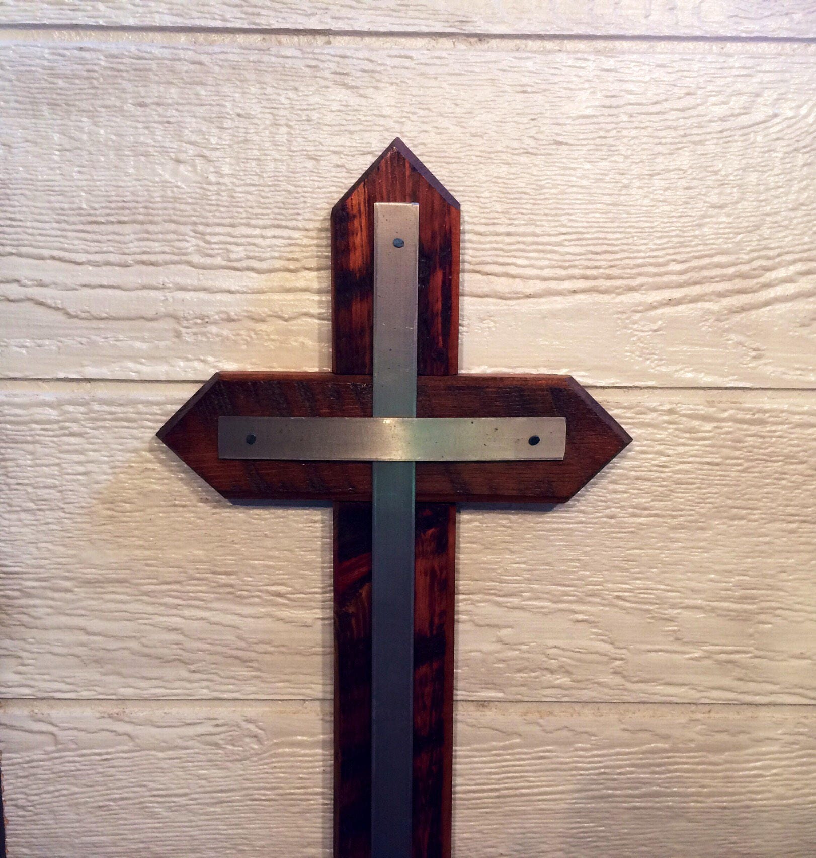 Rustic Cross handmade wooden cross religious wall art