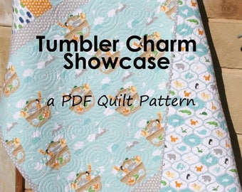 PDF Quilt Pattern Charm Pack Panel Fabric Focal Point