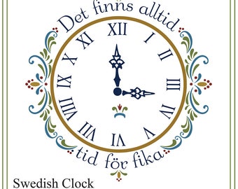 Clock drawing | Etsy