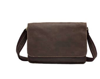 Leather flap bag | Etsy