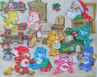 Vintage American Greetings Care Bears Advent Calendar 1983