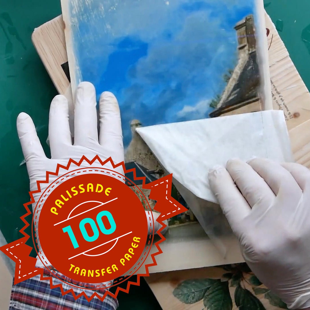 100 Sheets of Image transfer paper for using on wood canvas