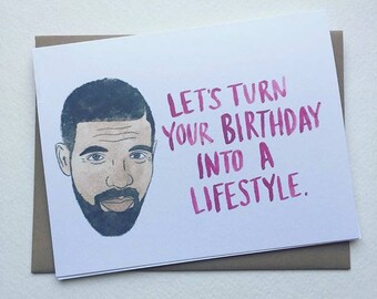 Drake Birthday Card