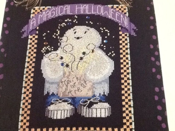 Magical Halloween Glow In The Dark Cross Stitch