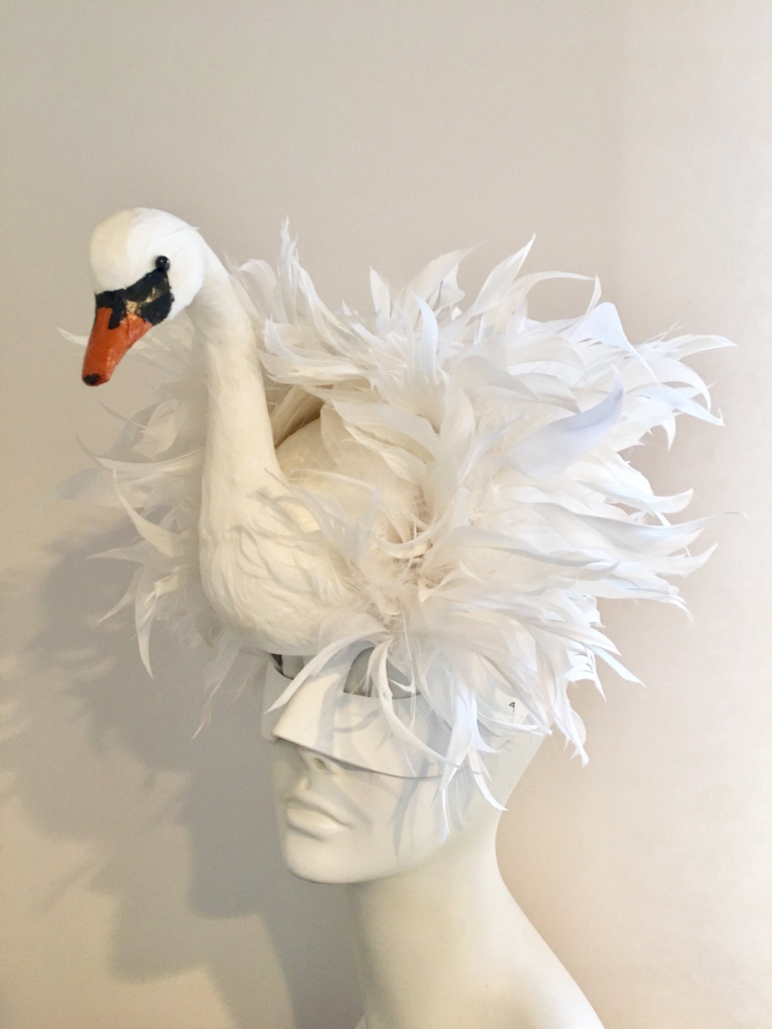 Swan Mask for Masked Ball Swan Lake Diner en Blanc Bird