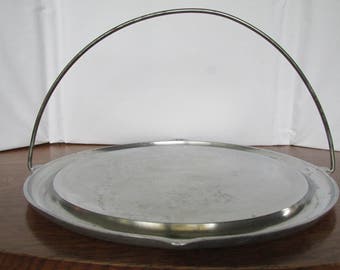Mid Century Super Maid Cookware Griddle with Bail Handle