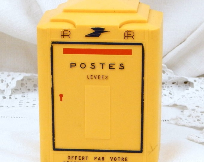 Vintage French Plastic Replica Post Box Money Box / Still Bank, Retro Home Decor, La Poste, French Post Service, Piggy Bank Retro Interior