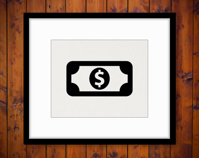 Printable Money Icon Image Graphic Dollar Bill Illustration Download Digital Antique Clip Art Jpg Png Eps HQ 300dpi No.3959