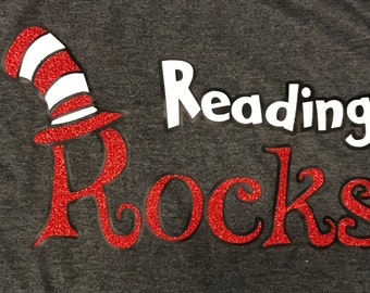 reading rocks t shirt