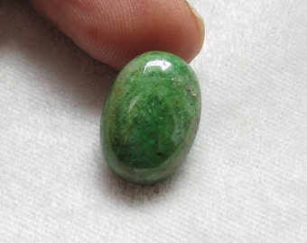 13.15ct HUGE TSAVORITE GARNET oval 13X18mm gemstone natural tsavorite 13x18mm oval rare tsavorite cabochon 13x18mm quality resemble emerald