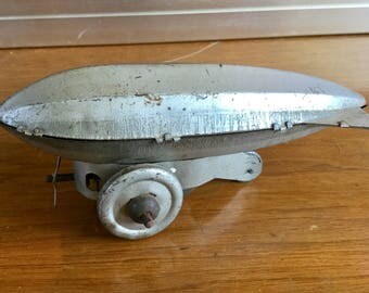 Antique Tin Friction Blimp Toy, Zeppelin, Dirigible