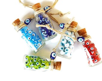 Evil Eye Charms - Evil Eye Wall Hanging - Evil Eye For Home - Housewarming Gift - Evil Eye Amulet - evil eye car accessories decorative jars