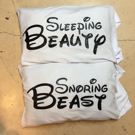 Sleeping Beauty & Snoring Beast Pillowcases