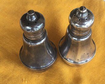 Sterling Silver Plated Salt & Pepper Shakers