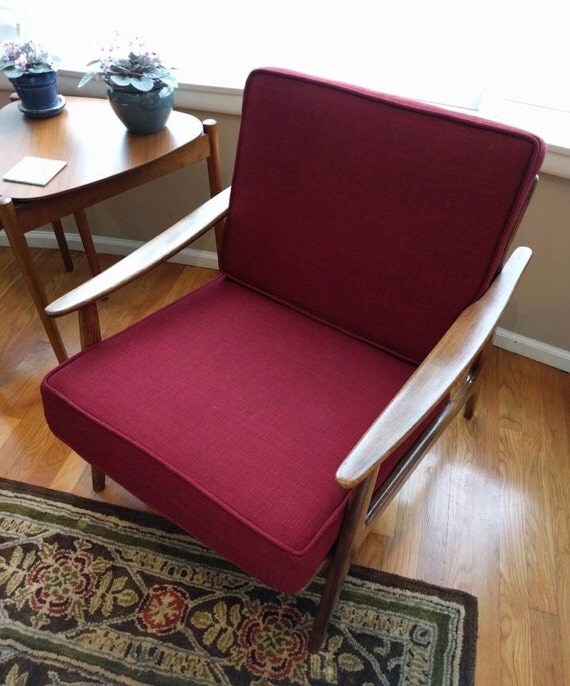 Red chair cushion covers