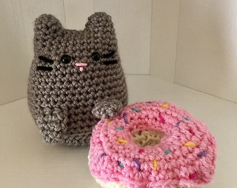 donut cat plushie