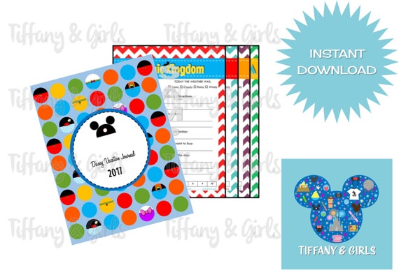 PRINTABLE Disney Vacation Journal PDF
