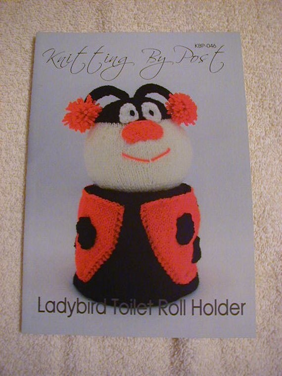 Ladybird Toilet Roll Holder Knitting Pattern In DK
