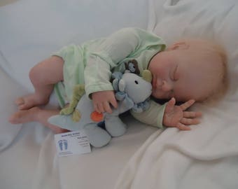 Reborn toddler chubby boy or girl (already made) 6 mo size Easton sculpt born Nov. 19 wanting to find a forever Mom