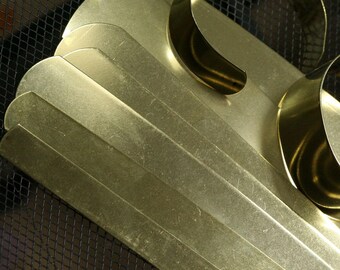 Bracelet Cuff Blanks, Raw Brass Sheet, RBBP ( stamping ) Thickness 20 gauge 0.8 mm 1423RW