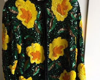 frank usher sequin jacket