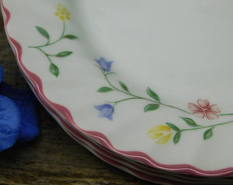 Set of 5 Vintage Johnson Brothers Summer Chintz Bread and Butter Plates