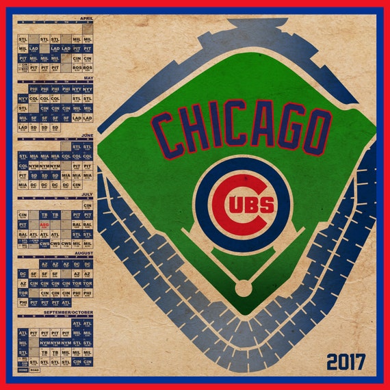 cubs mlb schedule 2017