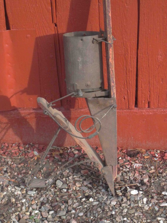 Vintage Hand Held Corn Planter/Seeder American Wall
