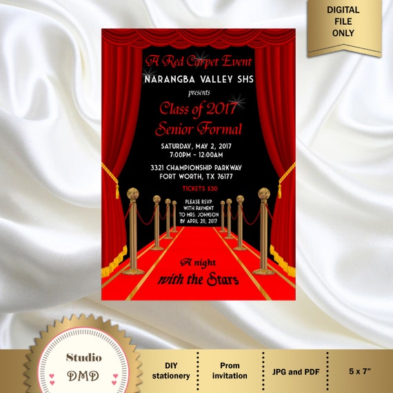 Red Carpet Affair Invitations 10