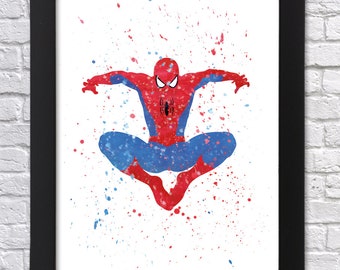 Spiderman Wall Art avengers wall art | etsy Spiderman Wall Art avengers wall art | etsy