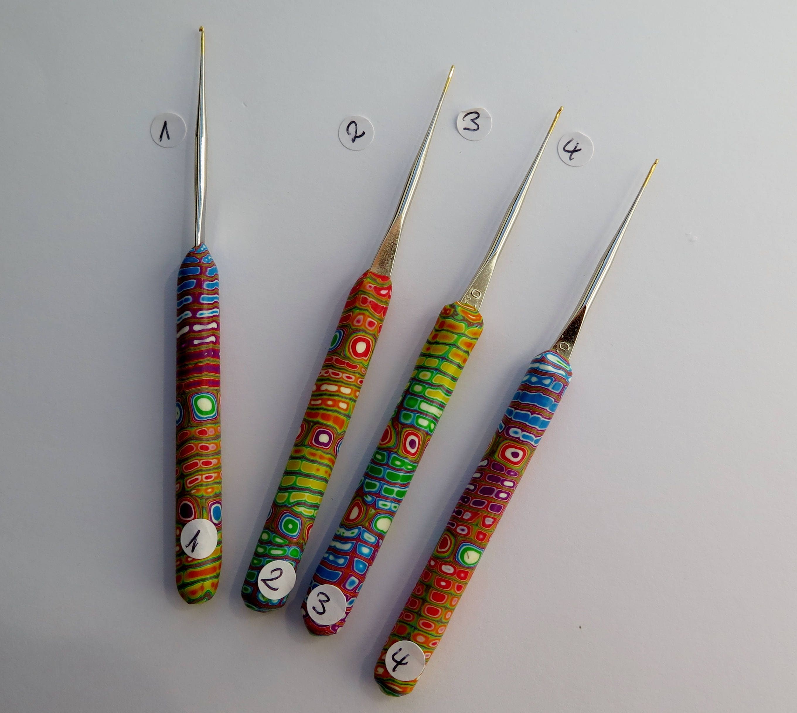 Dread Lock crochet hook rainbow