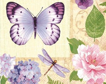 Lilac napkins | Etsy