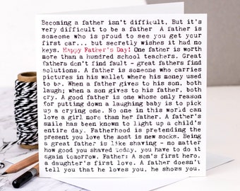 Father's Day Card; Happy Father's Day; Card For Dad; GC261