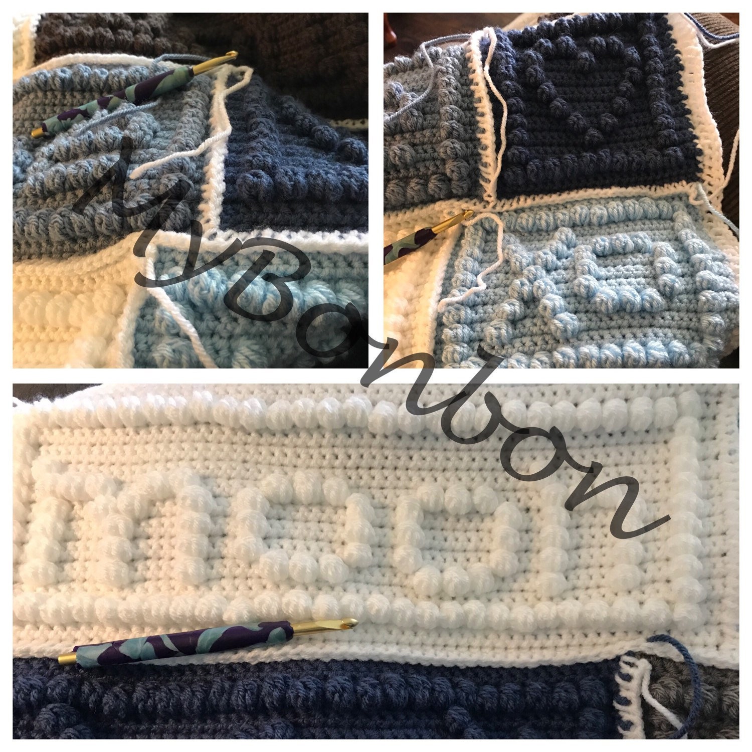 I love you to the moon and back baby blanket receiving