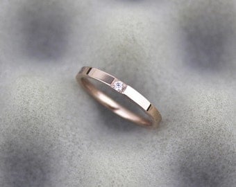 One & only silver / rose gold Ring