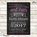 Bachelorette Party Save The Date Hen / Hens Party Chalkboard