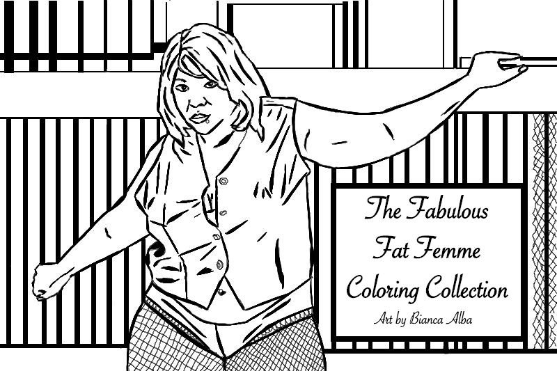Pdf The Fabulous Fat Femme Coloring Collection By Bianca Alba