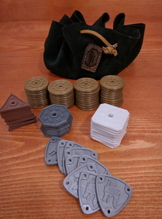 D&D Currency Prop coins to track GP easily