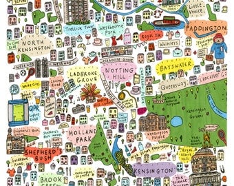 Catford Illustrated Map