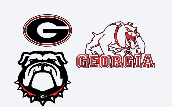 SVG Georgia bulldogs bull dogs university of Georgia