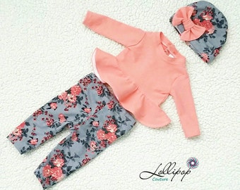Bebe Layla Bow Knit Beanie in Pink (Size NB-3Y)