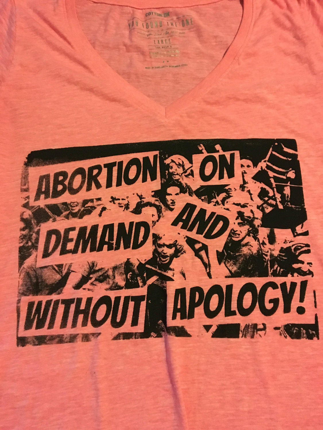Pink abortion on demand and without apology pro choice